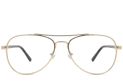 Lunettes aviateur en métal doré #BS2012-1077