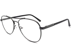Gafas de metal gris aviador n.° BS2012-1080