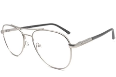 Gafas de aviador de metal plateado #BS2012-1081