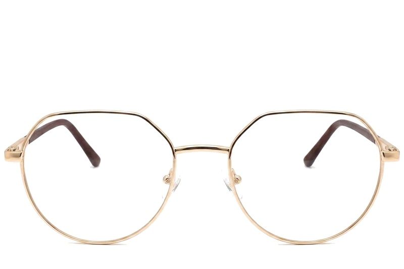 Geometric Golden Metal Glasses #BS2012-1087
