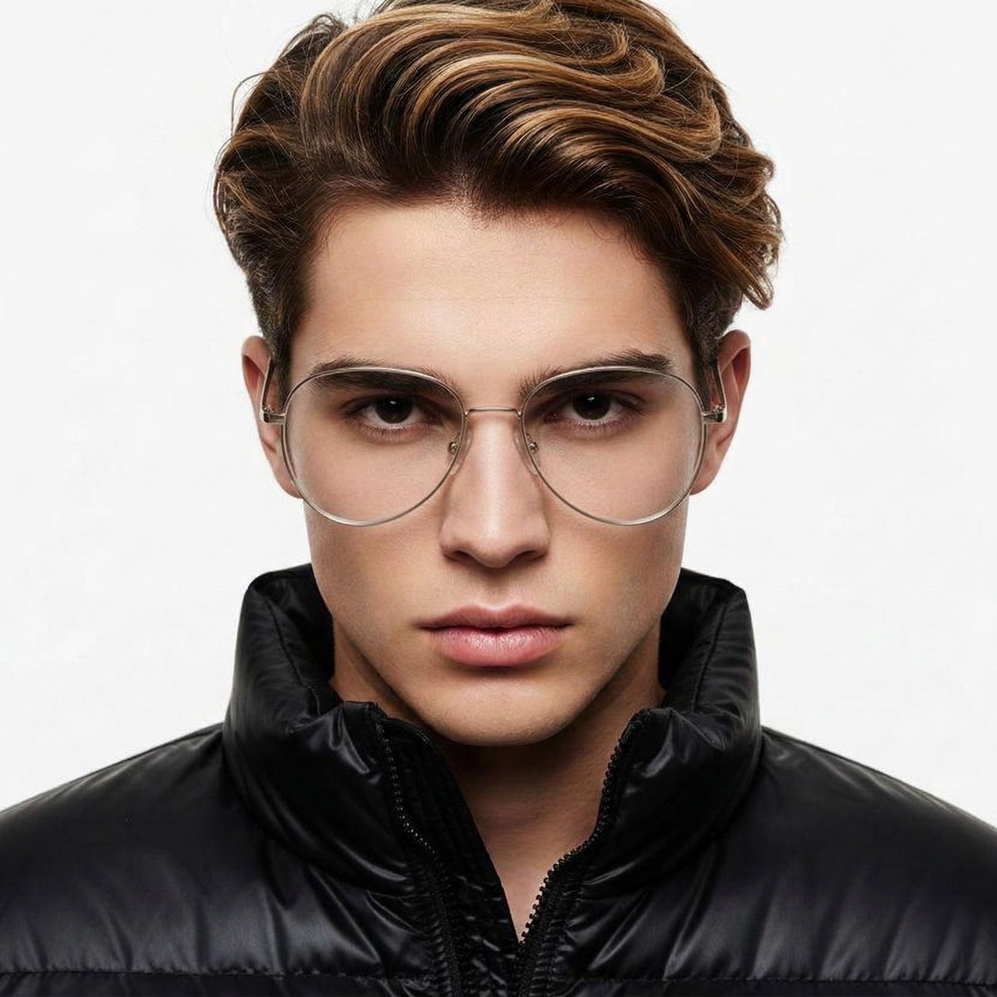 Geometric Golden Metal Glasses #BS2012-1087