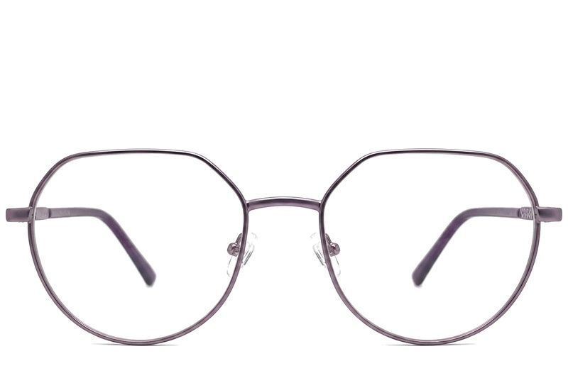 Geometric Purple Metal Glasses #BS2012-1090