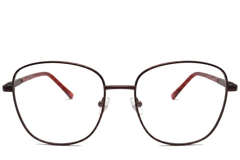 Butterfly Red Metal Glasses #BS2012-1094