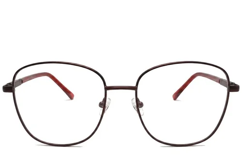 Lunettes papillon en métal rouge #BS2012-1094
