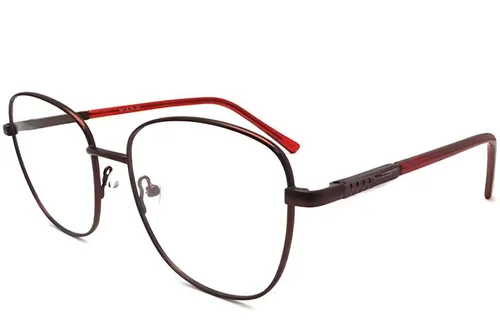 Lunettes papillon en métal rouge #BS2012-1094