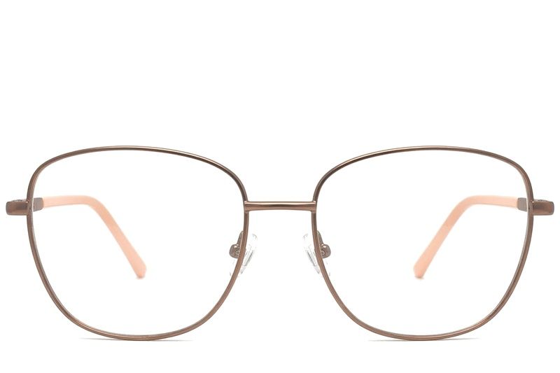 Gafas de metal de cobre con forma de mariposa #BS2012-1096