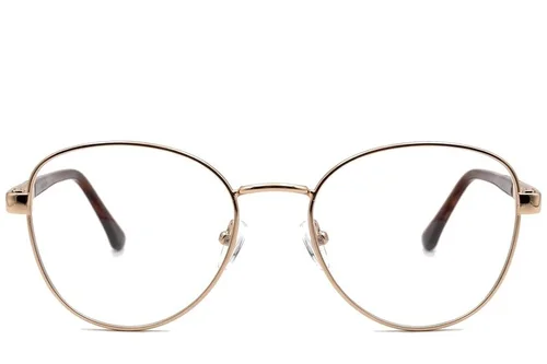 Lunettes papillon en métal doré #BS2012-1097