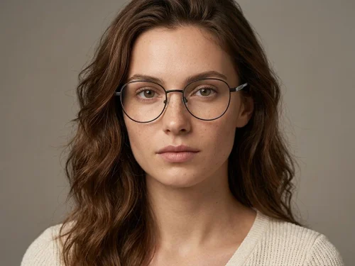 Lunettes papillon en métal noir #BS2012-1098