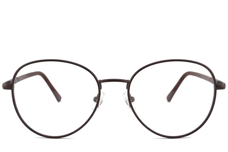 Butterfly Brown Metal Glasses #BS2012-1099