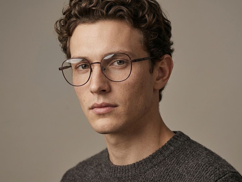 Butterfly Brown Metal Glasses #BS2012-1099
