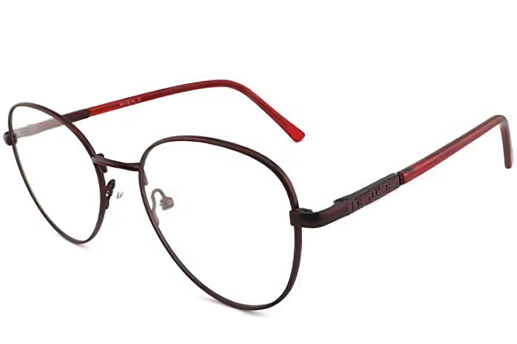 Butterfly Red Metal Glasses #BS2012-1100