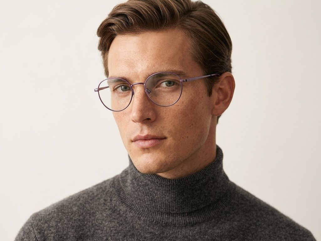 Butterfly Purple Metal Glasses #BS2012-1101