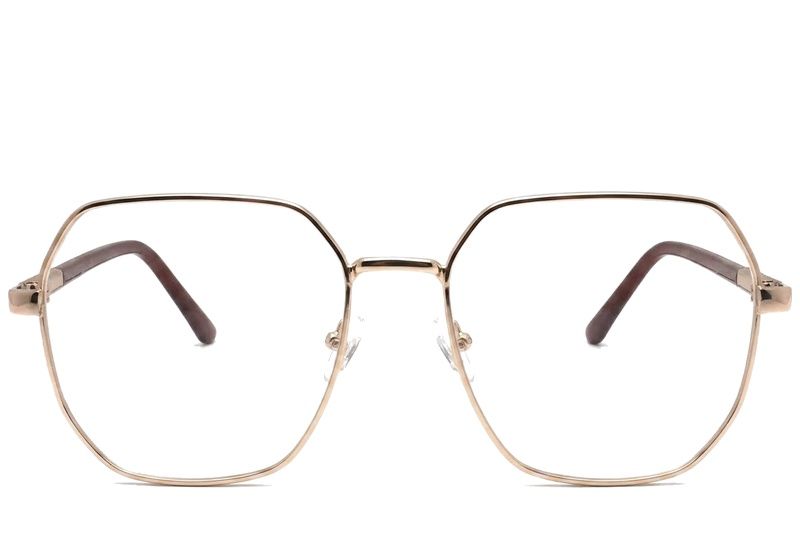 Geometric Golden Metal Glasses #BS2012-1103