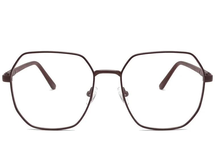 Geometric Brown Metal Glasses #BS2012-1105