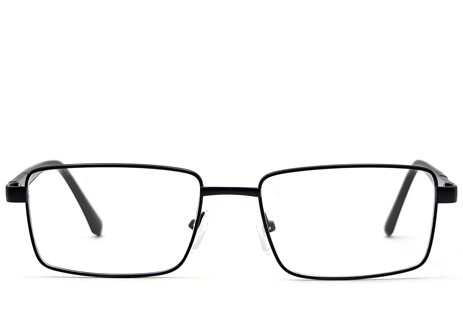 Rectangular Black Metal Glasses #BS2012-1121