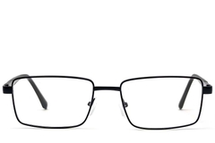 Rectangular Black Metal Glasses #BS2012-1121