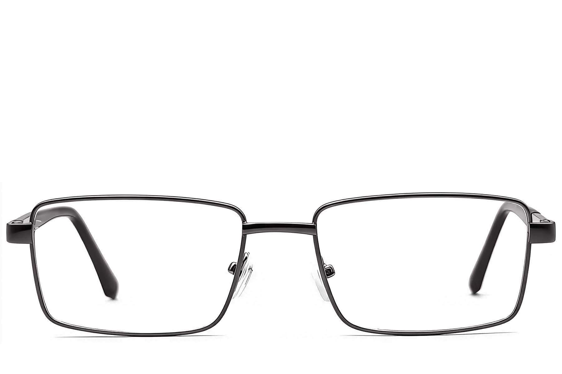 Vasos rectangulares de metal gris #BS2012-1124