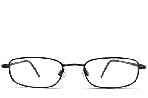 Lunettes rectangulaires en métal noir #BS2012-1126