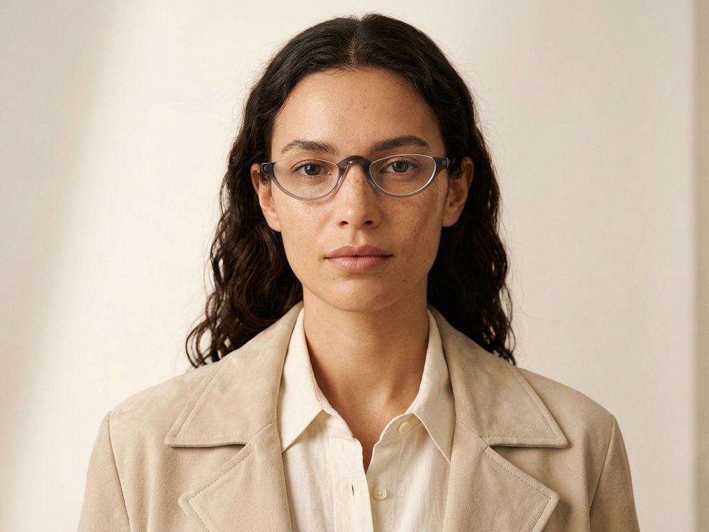 Gafas de acetato gris semi al aire #BS2012-1137