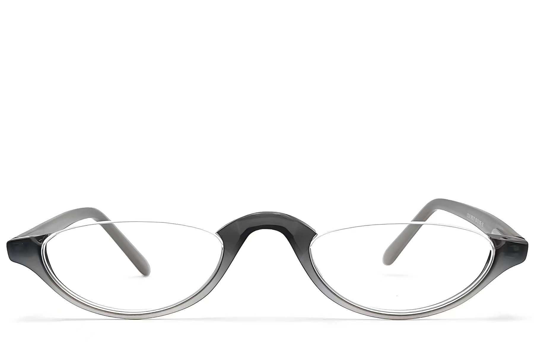 Gafas de acetato gris semi al aire #BS2012-1137
