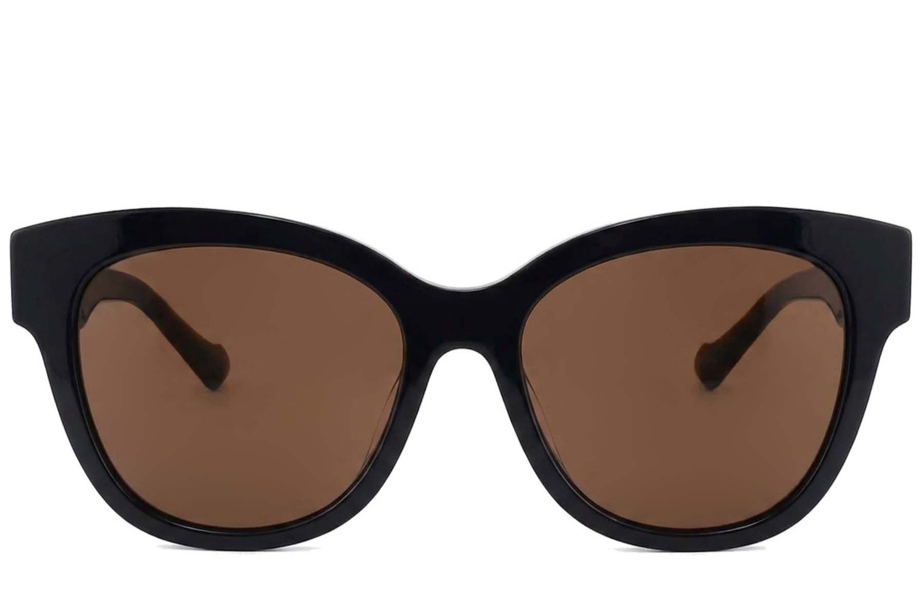 Oval Black Acetate Sunglasses #BS2012-1161