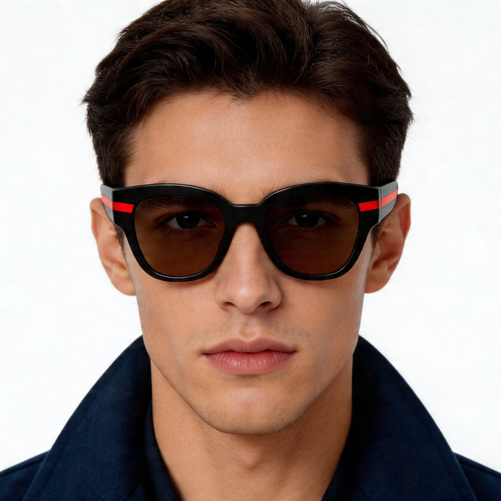 Butterfly Black Acetate Sunglasses #BS2012-1168