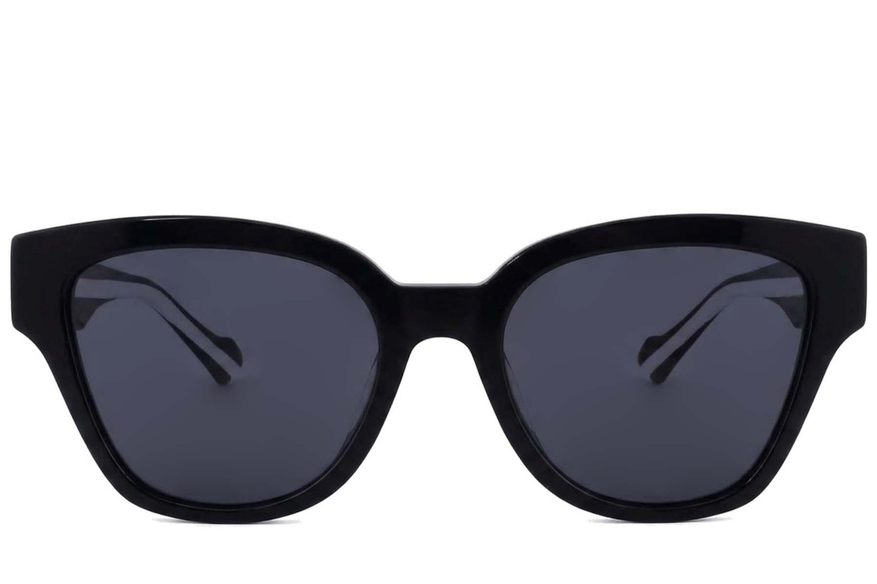 Butterfly Black Acetate Sunglasses #BS2012-1170