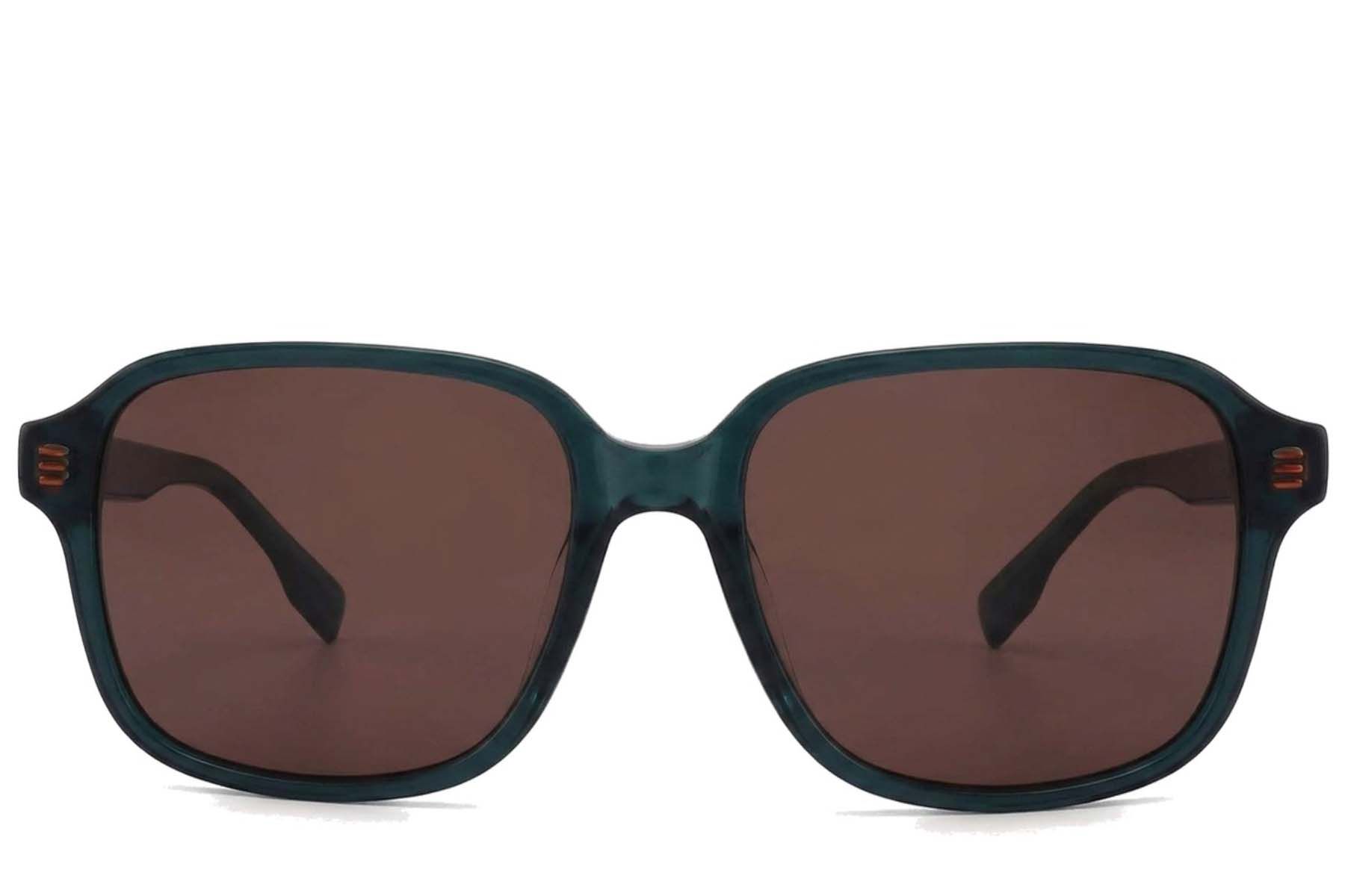 Gafas de sol rectangulares de acetato verde #BS2012-1190