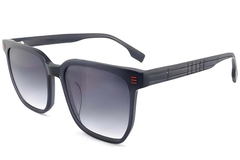 Gafas de sol rectangulares de acetato gris #BS2012-1192
