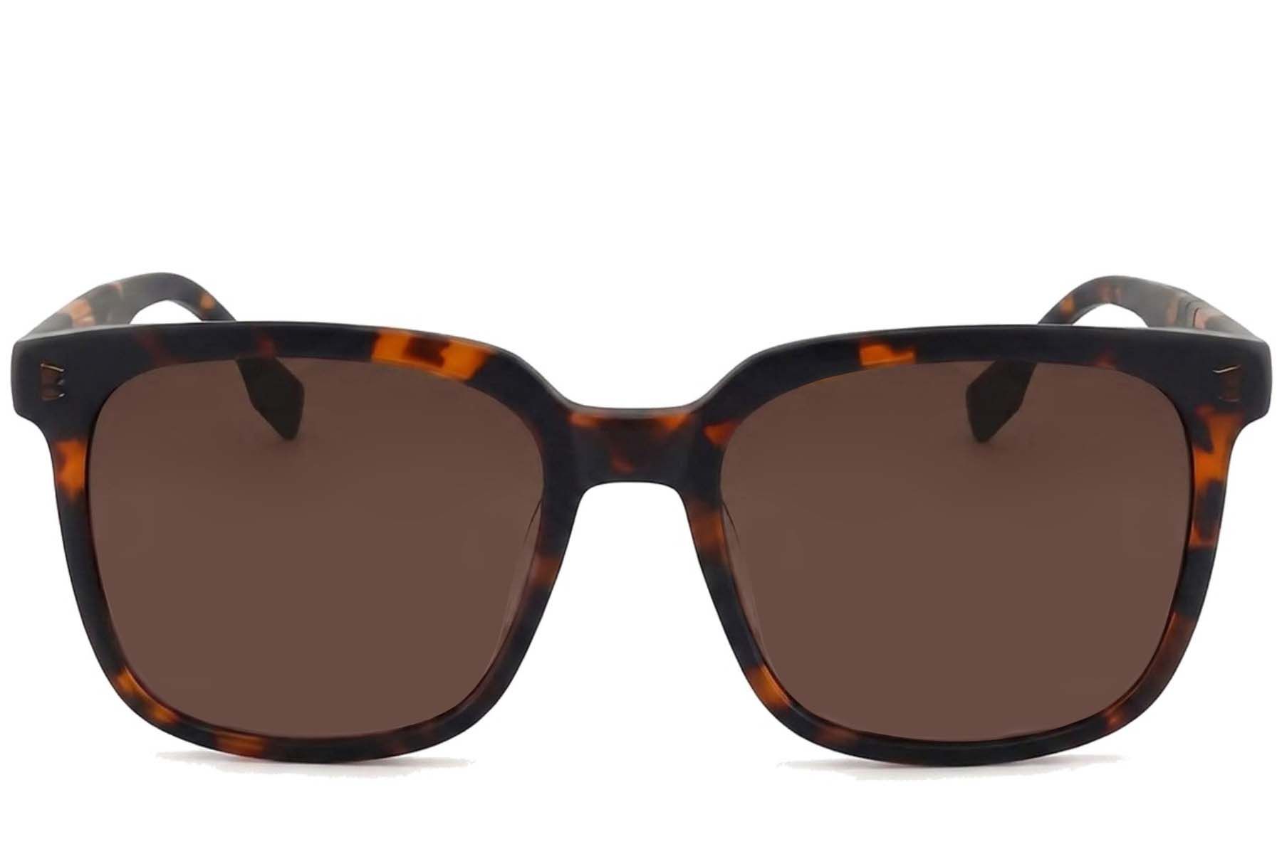 Lunettes de soleil rectangulaires en acétate écaille de tortue #BS2012-1199