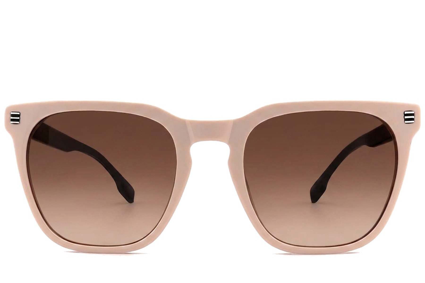 Rectangular Cream Acetate Sunglasses #BS2012-1219