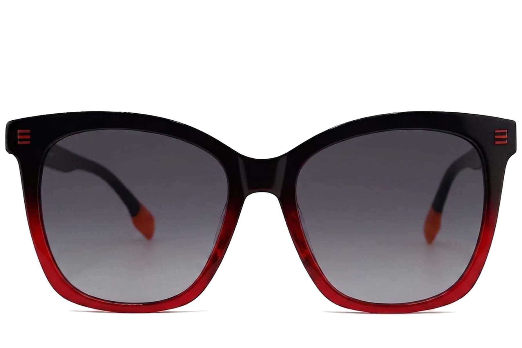 Butterfly Red Acetate Sunglasses #BS2012-1229