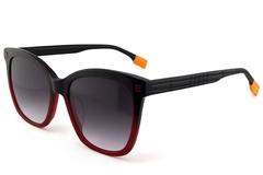 Occhiali da sole a farfalla in acetato rosso #BS2012-1229