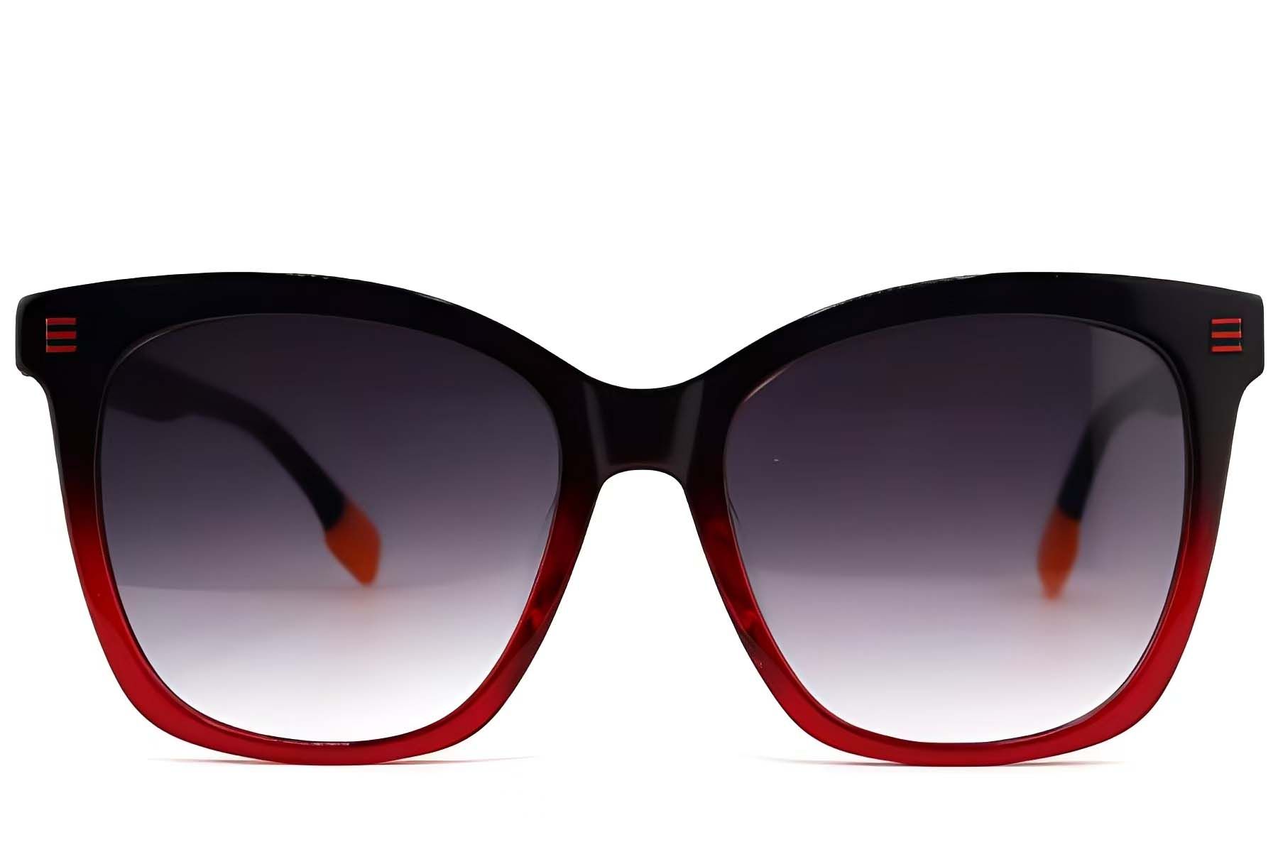 Butterfly Red Acetate Sunglasses #BS2012-1229