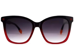 Occhiali da sole a farfalla in acetato rosso #BS2012-1229