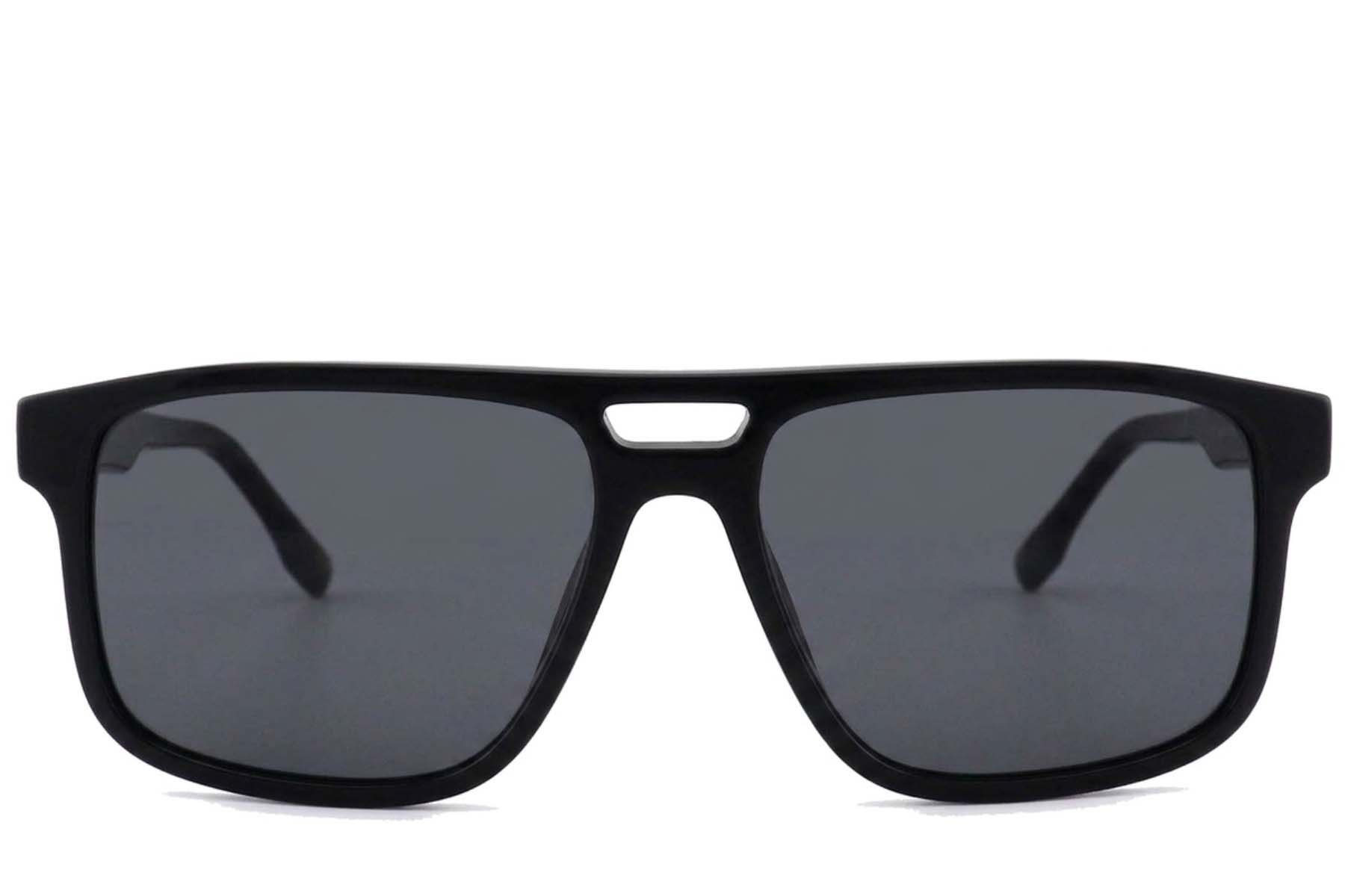 Aviator Black Acetate Sunglasses #BS2012-1231