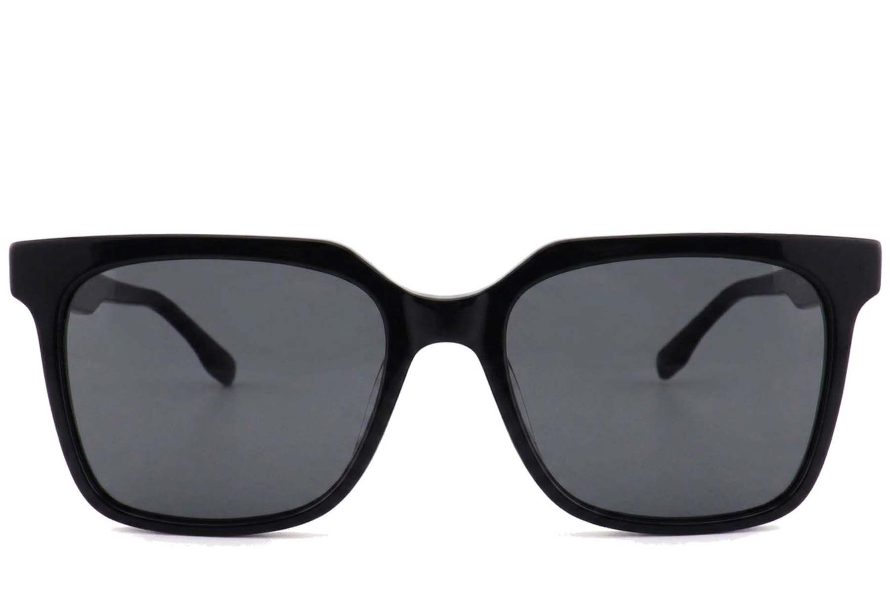 Rectangular Black Acetate Sunglasses #BS2012-1235