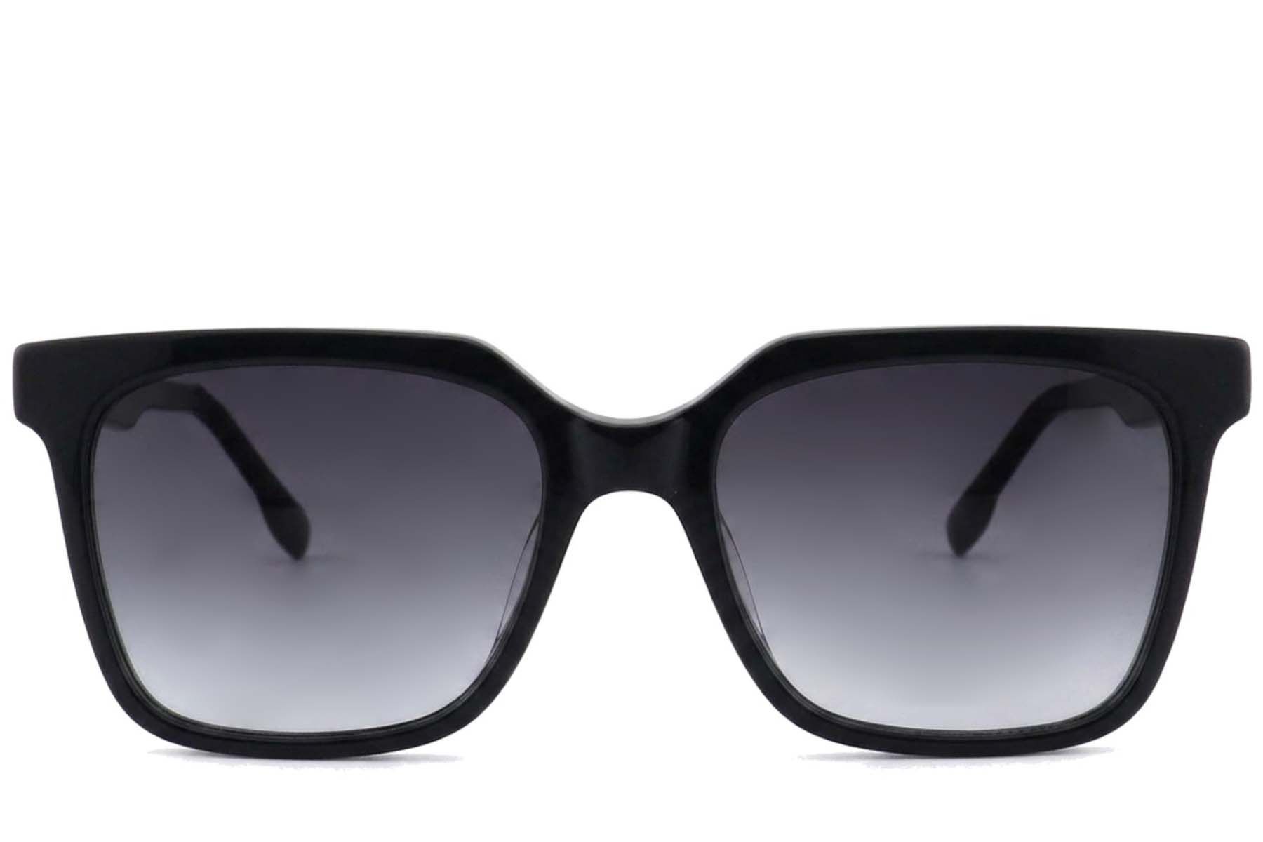 Rectangular Grey Acetate Sunglasses #BS2012-1236