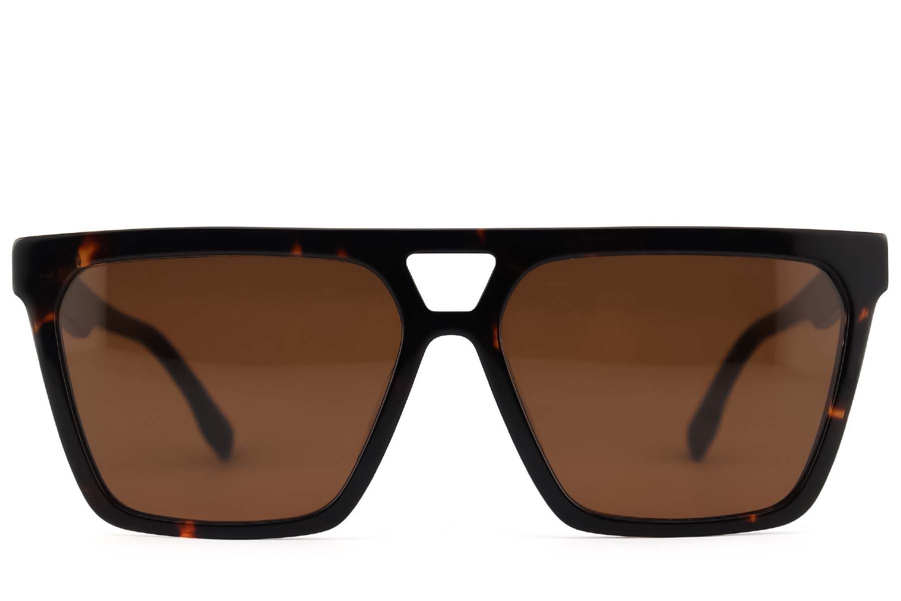 Aviator Tortoiseshell Acetate Sunglasses #BS2012-1241