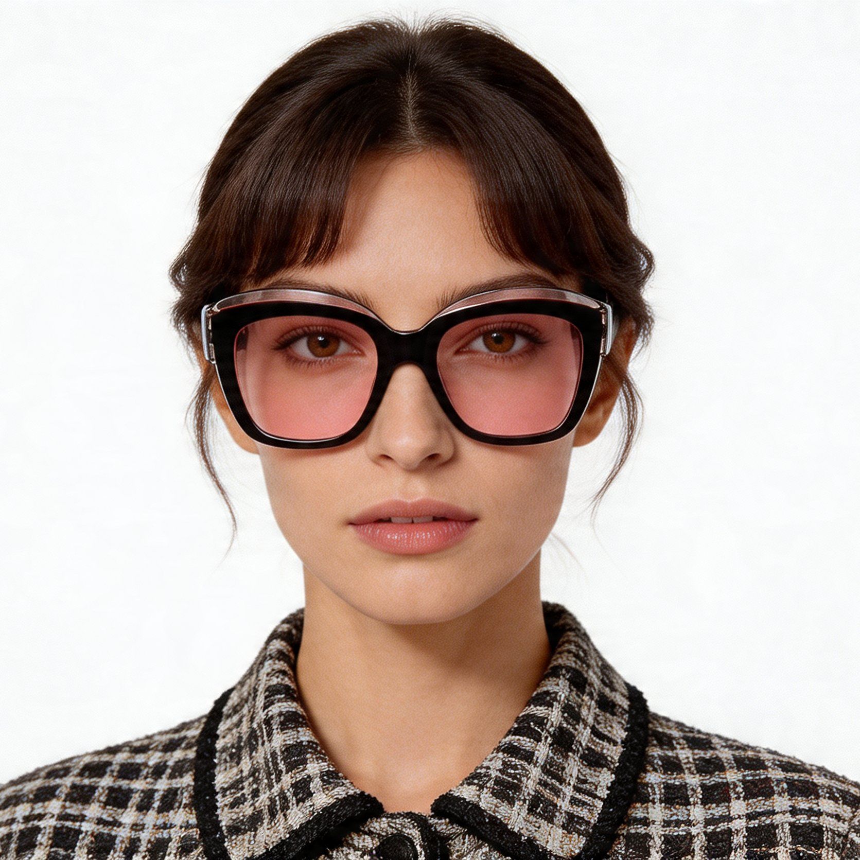 Gafas de sol de acetato morado con forma de mariposa #BS2012-1255