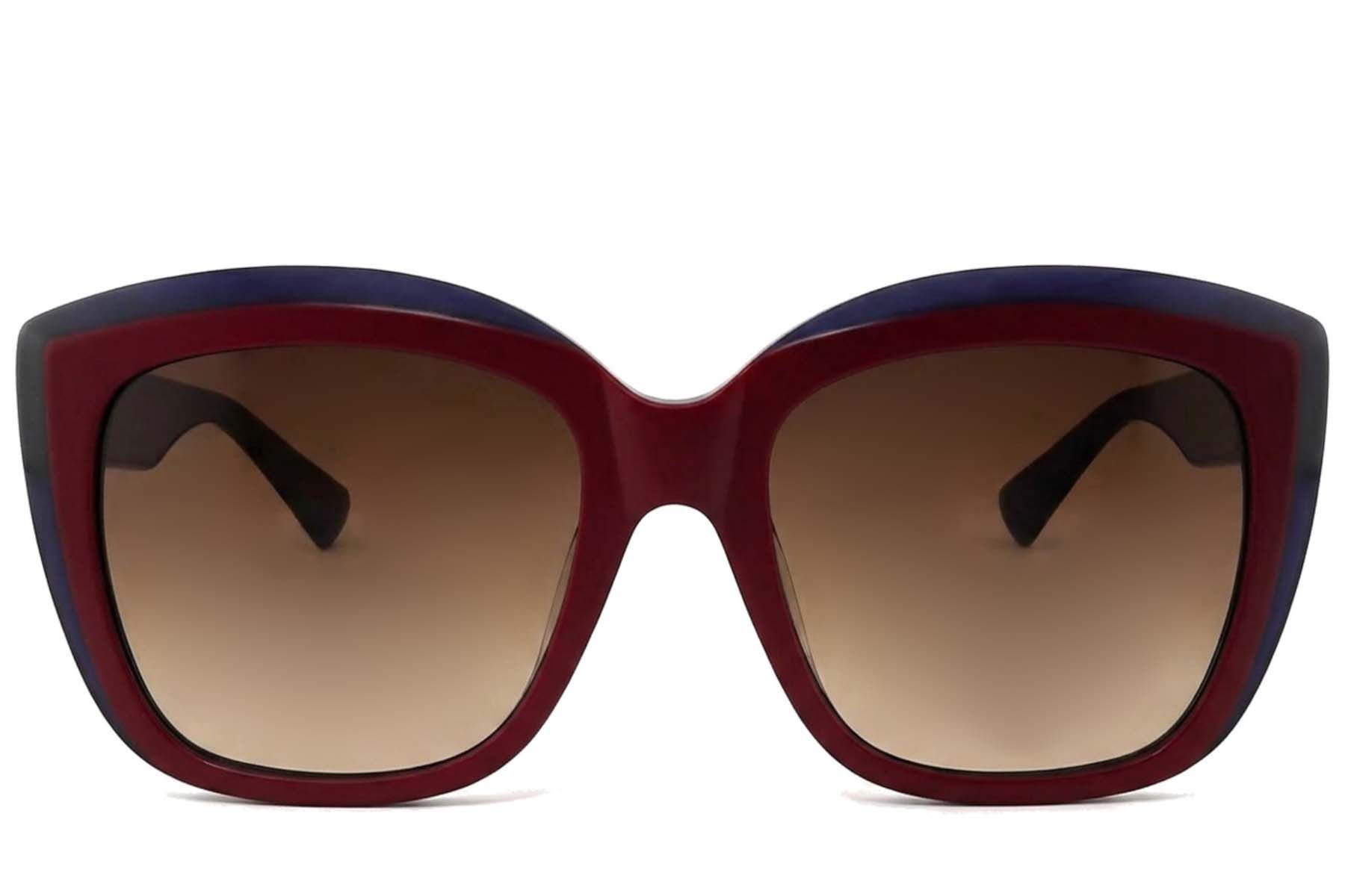 Butterfly Red Acetate Sunglasses #BS2012-1256