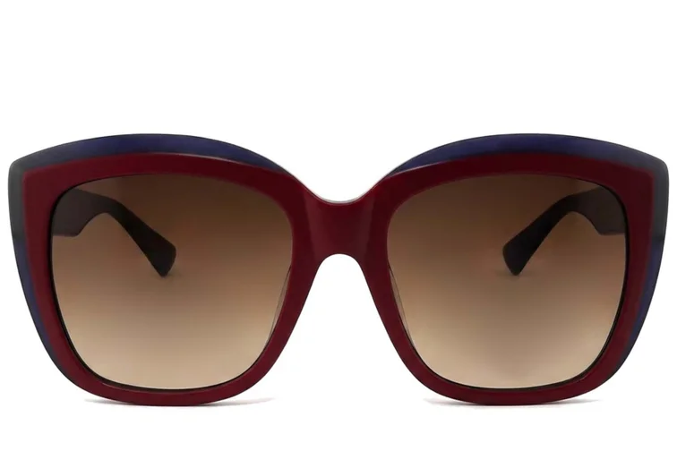 Butterfly Red Acetate Sunglasses #BS2012-1256