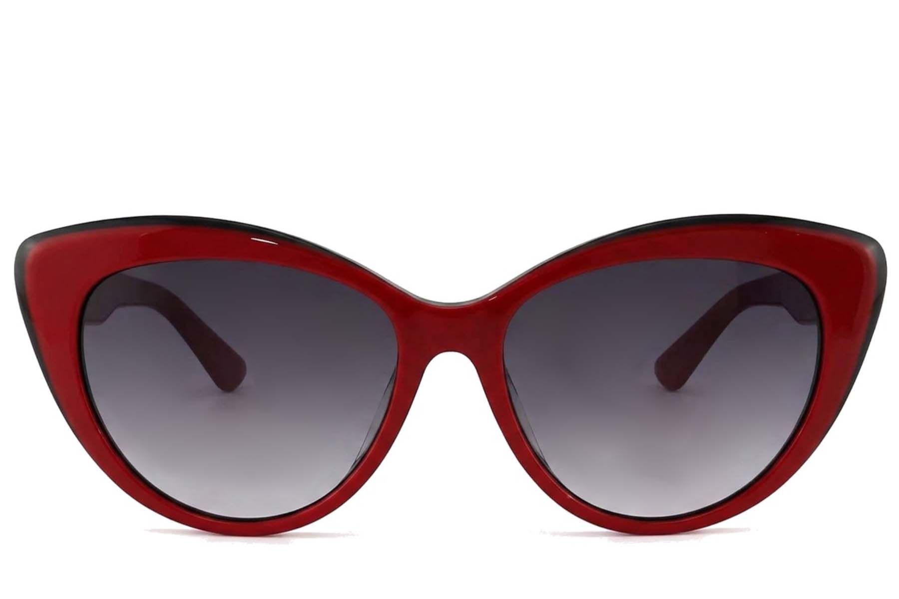 Butterfly Red Acetate Sunglasses #BS2012-1265