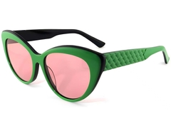 Occhiali da sole in acetato verde farfalla #BS2012-1266