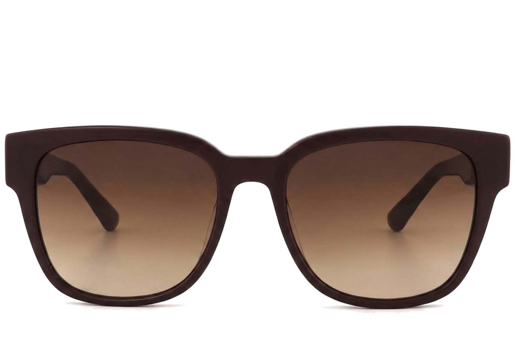Oval Brown Acetate Sunglasses #BS2012-1273