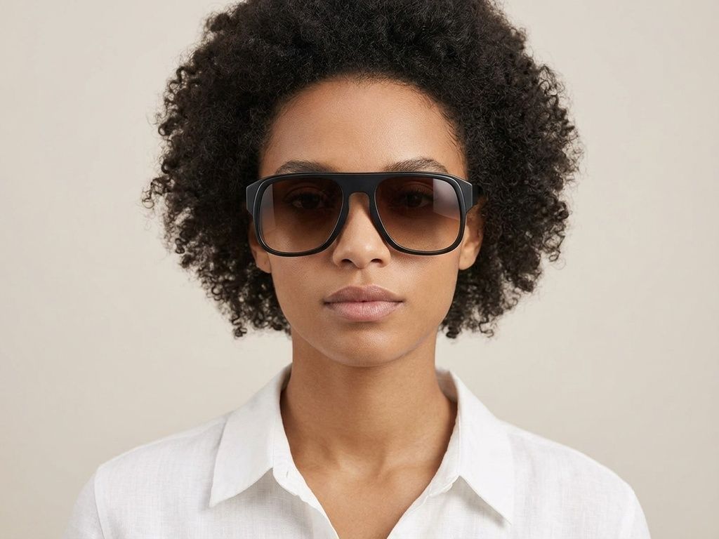 Aviator Green Acetate Sunglasses #BS2012-1276