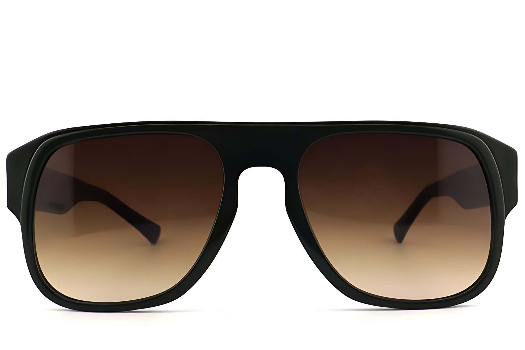 Lunettes de soleil aviateur en acétate vert #BS2012-1276