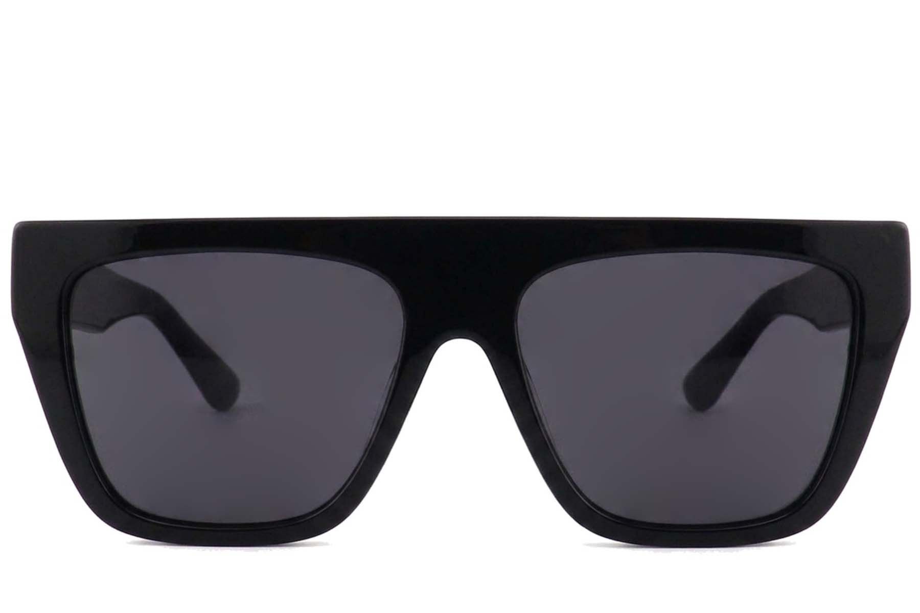 Aviator Black Acetate Sunglasses #BS2012-1279