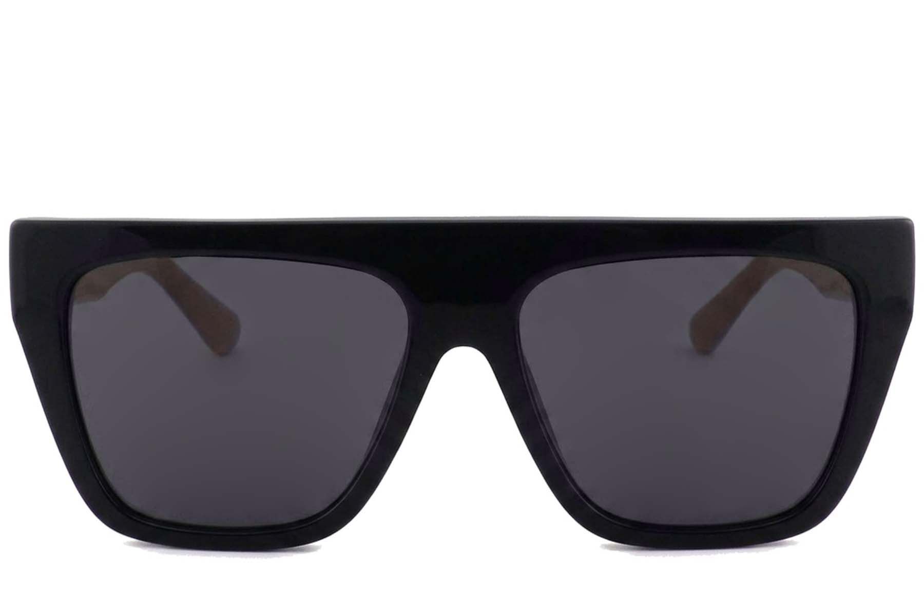 Aviator Black Acetate Sunglasses #BS2012-1280