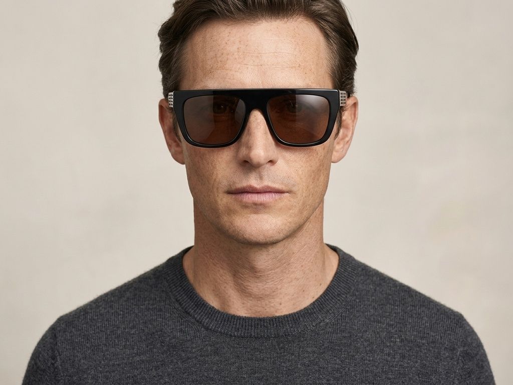 Aviator Green Acetate Sunglasses #BS2012-1281